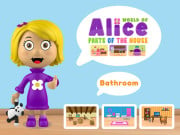Play World of Alice   Parts of the House Game on FOG.COM